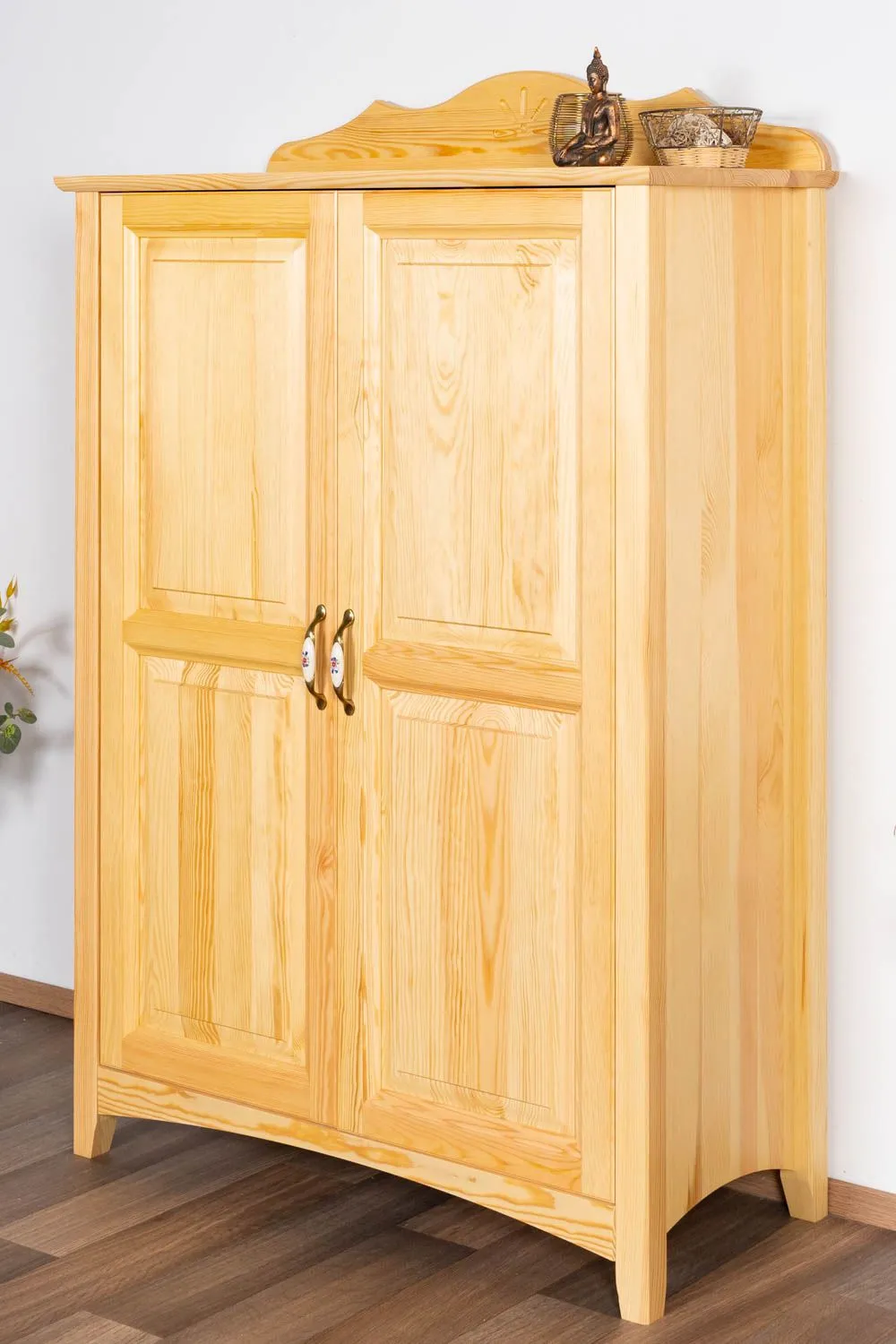 Kommode Kiefer Vollholz massiv natur Turakos 58 - Abmessung 141 x 92 x 42 cm (H x B x T)