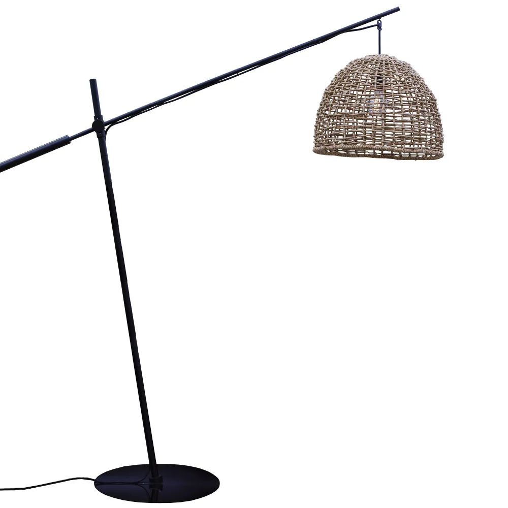 Stehleuchte "Anuce" Naturfaser