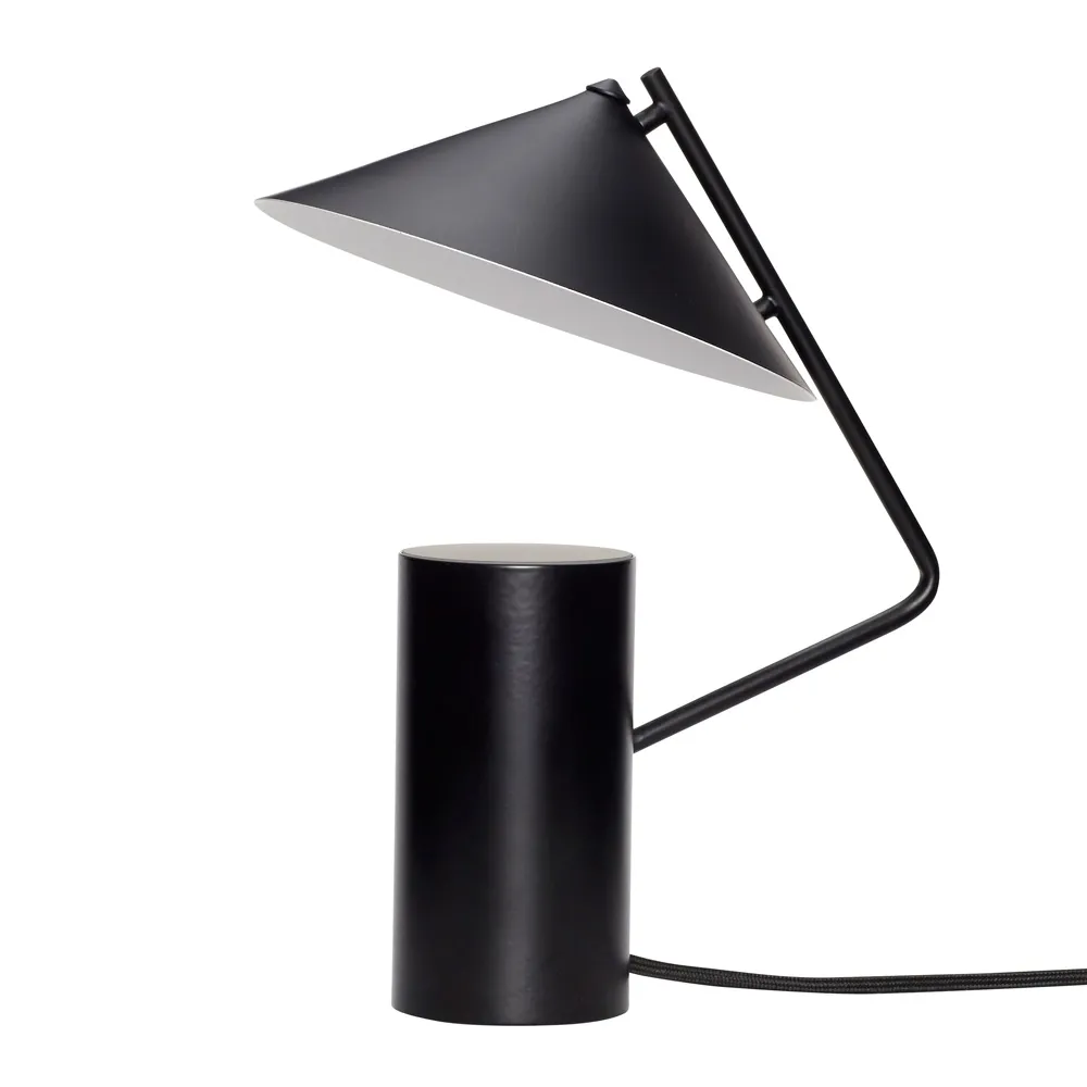 Hübsch interior Tischlampe "Sen" Metall schwarz