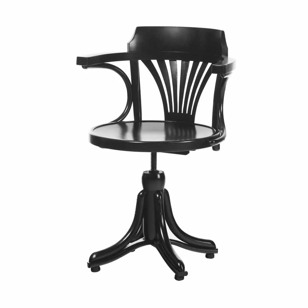 TON Drehstuhl "Kontor 523" Buche schwarz