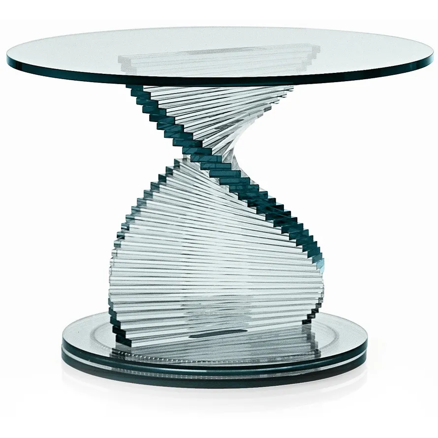 Elica Glas-Beistelltisch von Tonelli
