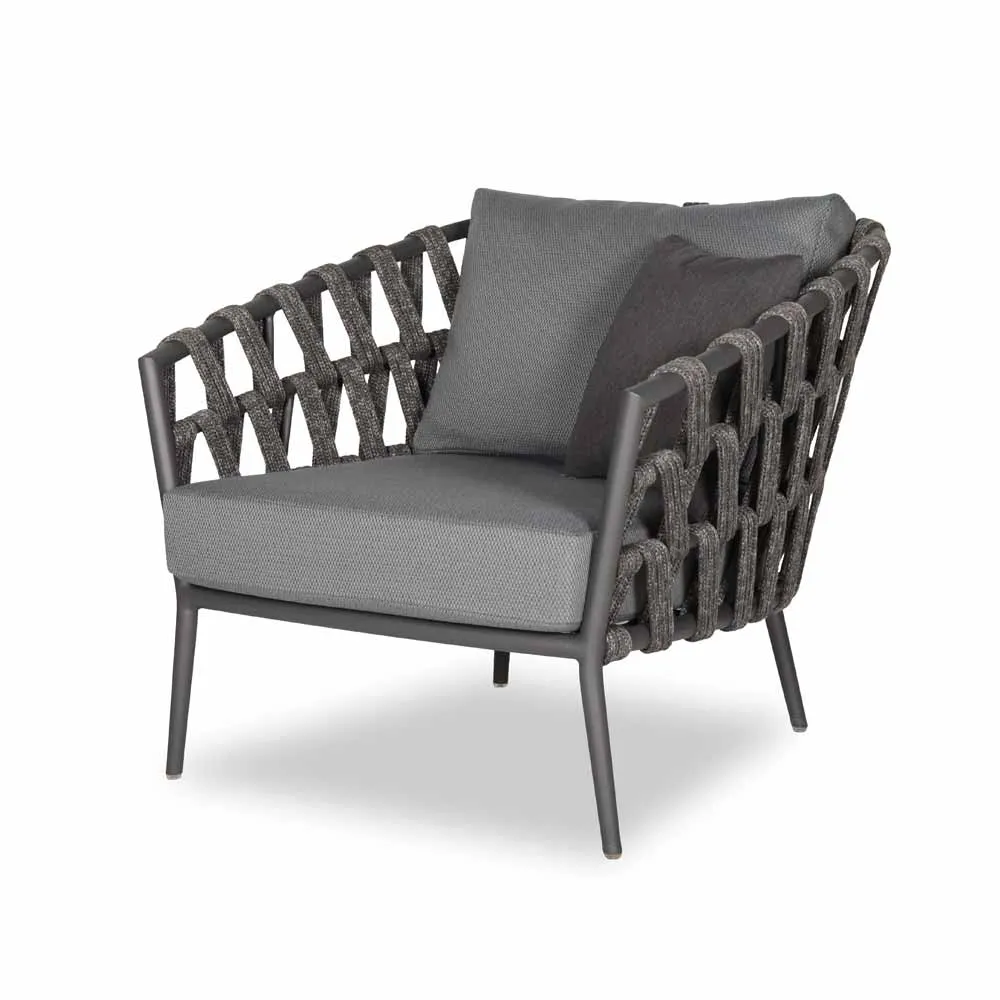 VINCENT SHEPPARD Gartensessel "Leo" anthrazit