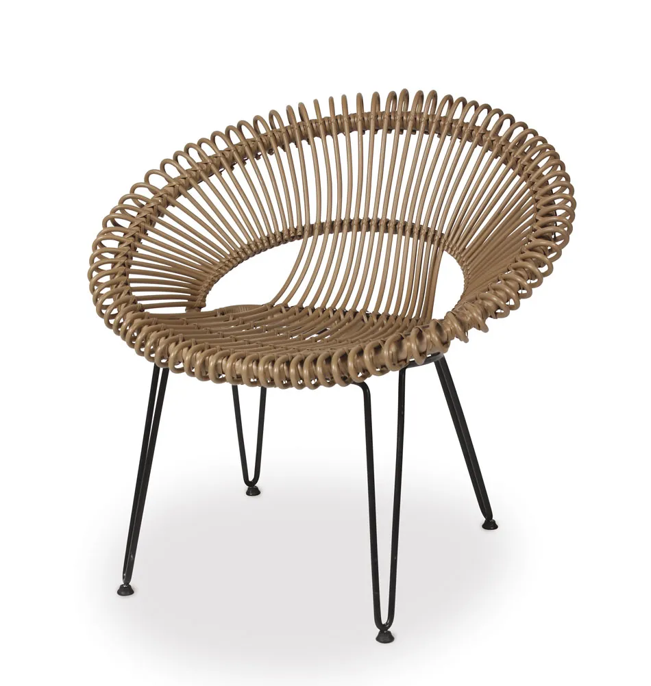 VINCENT SHEPPARD Sessel "Roy Lounge" Rattan