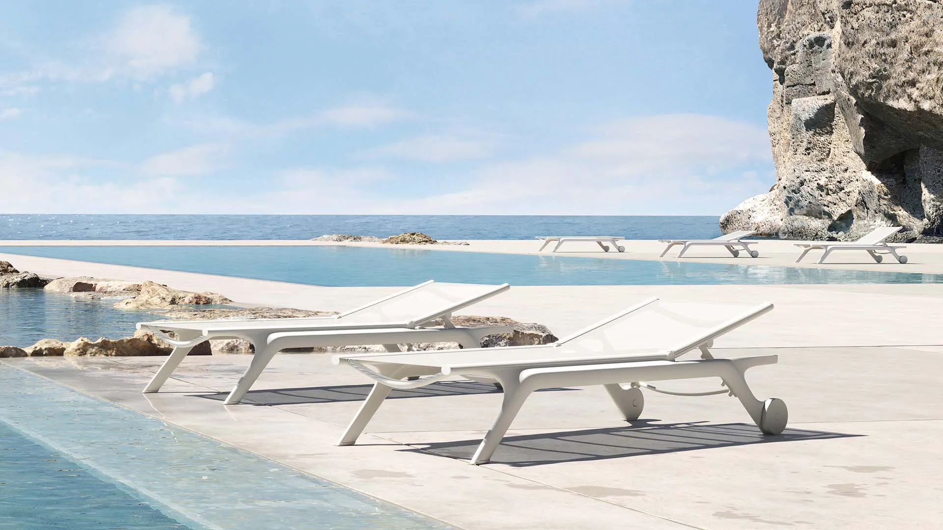 Vondom Sonnenliege 4er-Set AFRICA