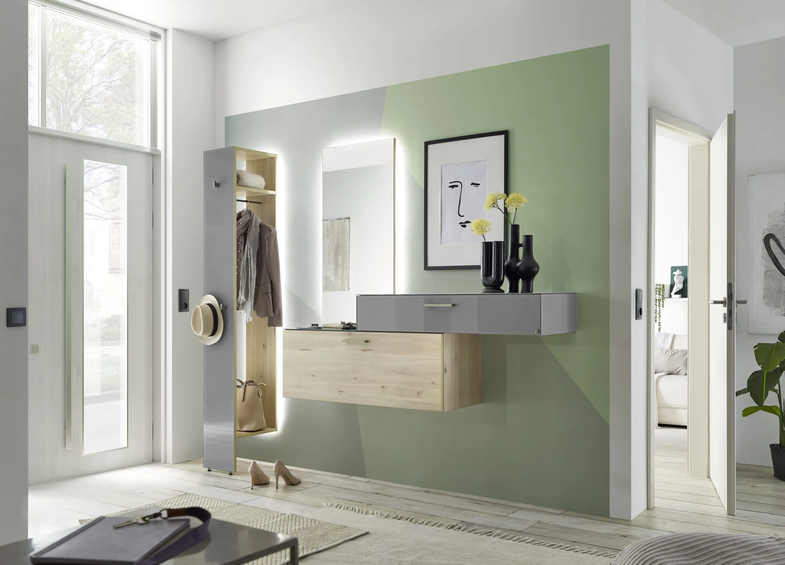 Musterring Garderobe Odessa Eiche Artisan