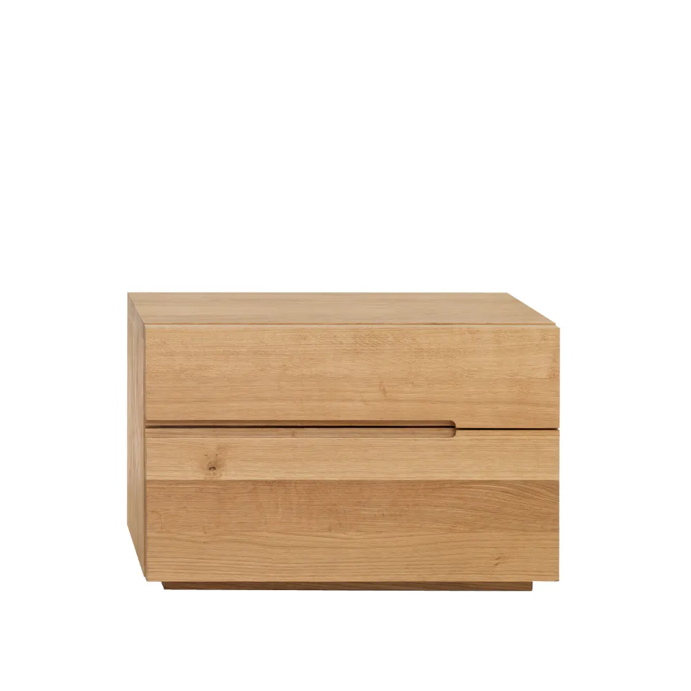 ZEITRAUM Nachttisch "Nightstand 48R" Massivholz